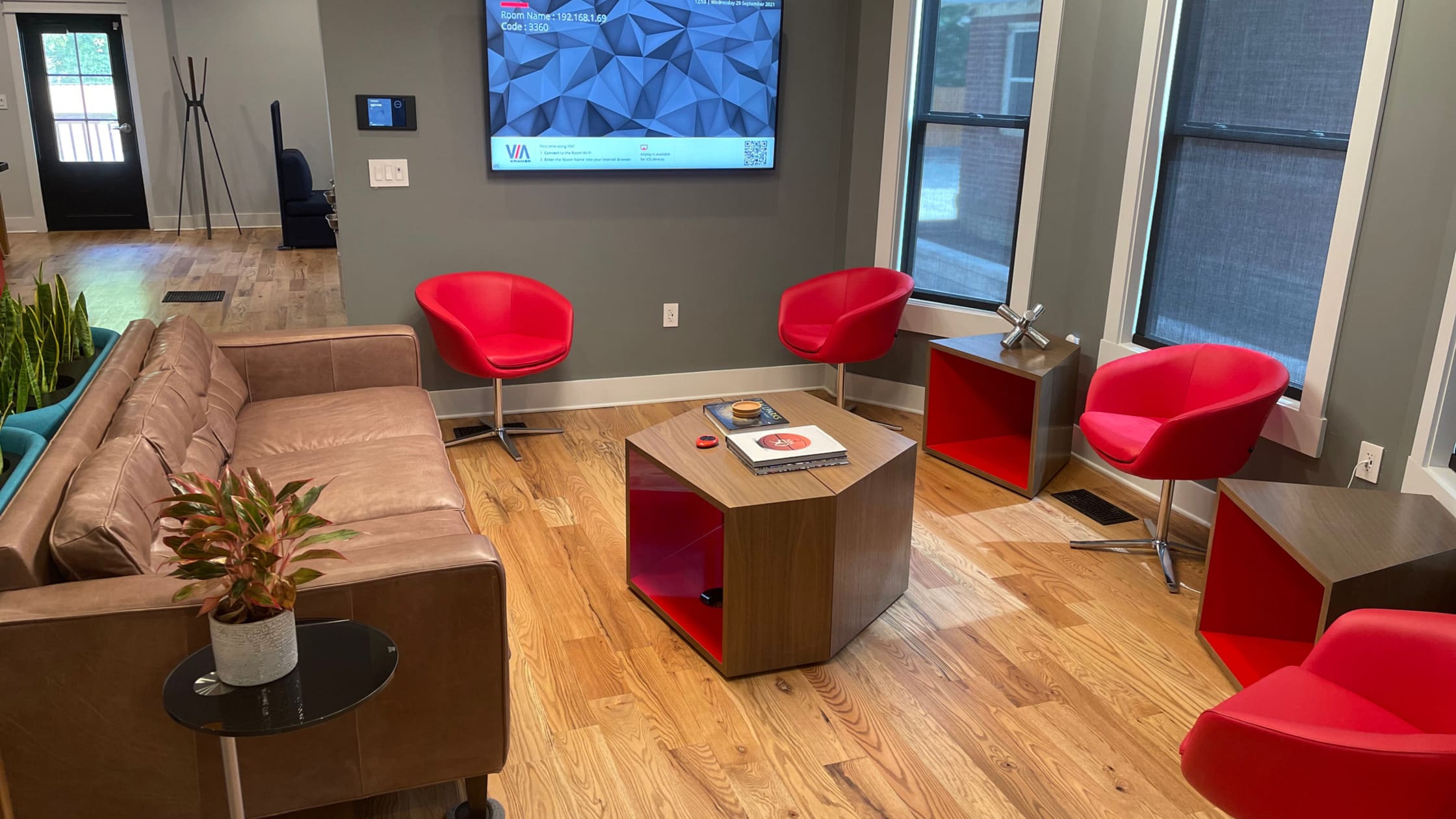 Coworking lounge at Tucker Collective in Midtown Memphis